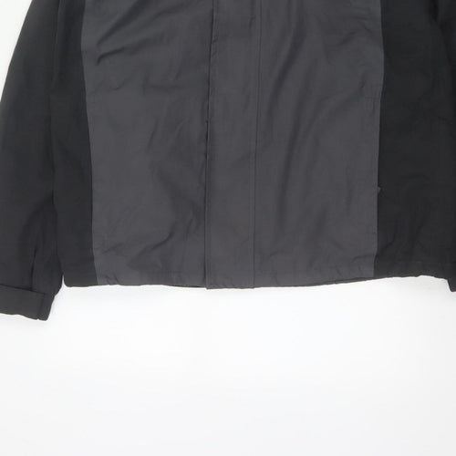 Regatta Men’s Black Grey M 40in Hydrafort Waterproof Rain Jacket
