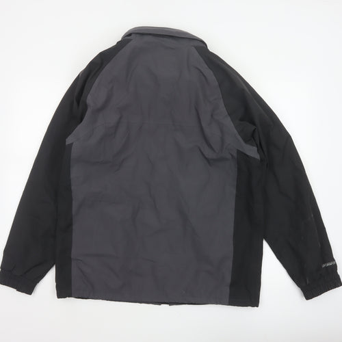 Regatta Men’s Black Grey M 40in Hydrafort Waterproof Rain Jacket