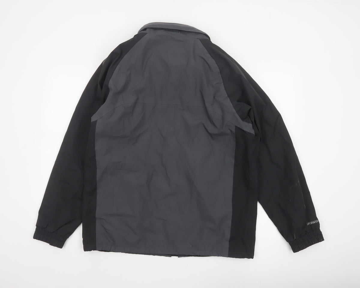Regatta Men’s Black Grey M 40in Hydrafort Waterproof Rain Jacket