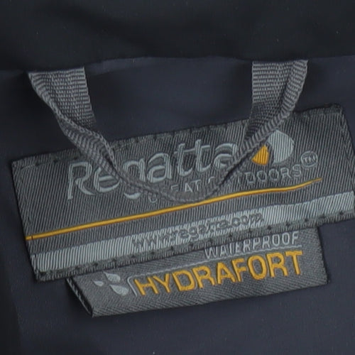 Regatta Men’s Black Grey M 40in Hydrafort Waterproof Rain Jacket