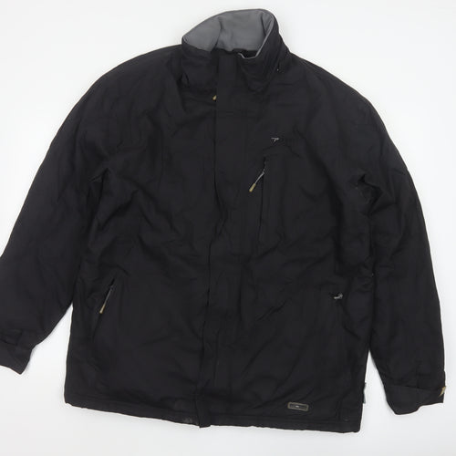 Parallel Men’s Black L Waterproof Padded Technical Ski Jacket