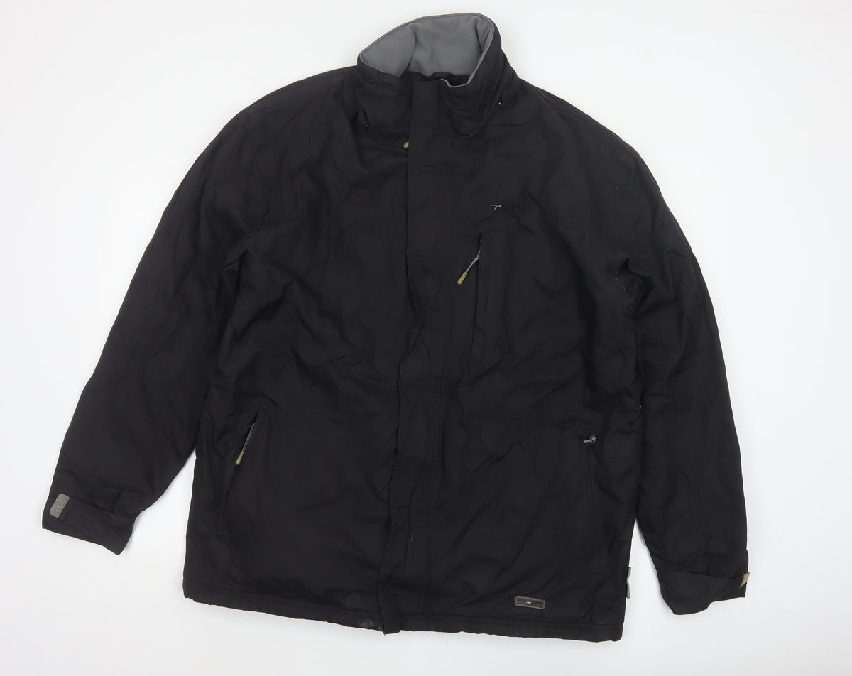 Parallel Men’s Black L Waterproof Padded Technical Ski Jacket