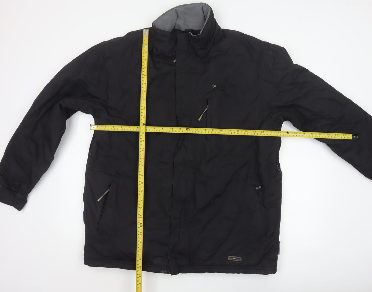Parallel Men’s Black L Waterproof Padded Technical Ski Jacket