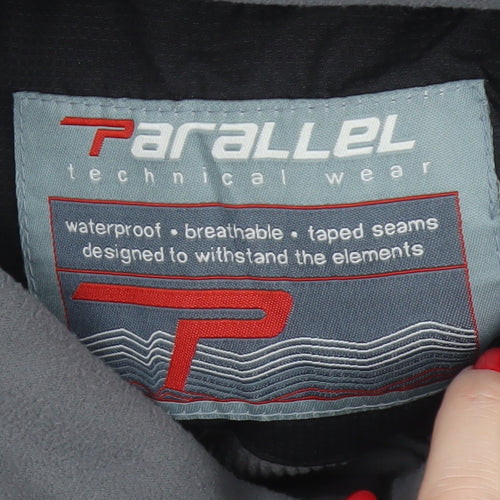 Parallel Men’s Black L Waterproof Padded Technical Ski Jacket
