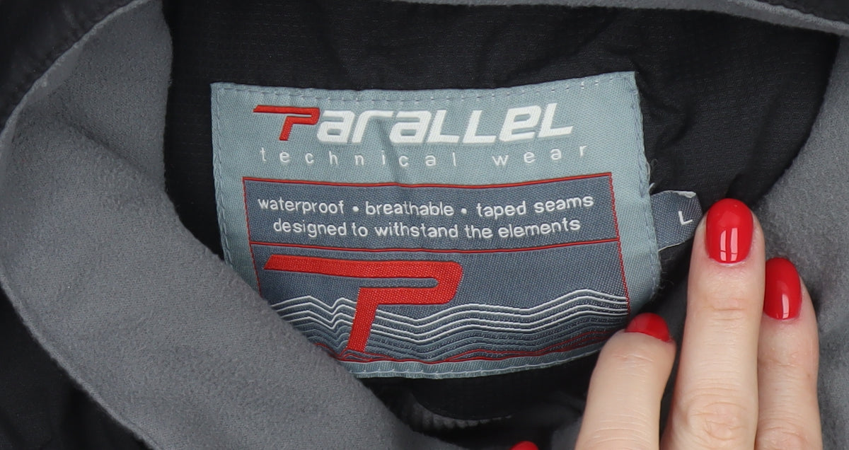 Parallel Men’s Black L Waterproof Padded Technical Ski Jacket