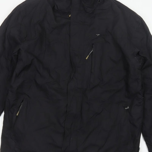 Parallel Men’s Black L Waterproof Padded Technical Ski Jacket