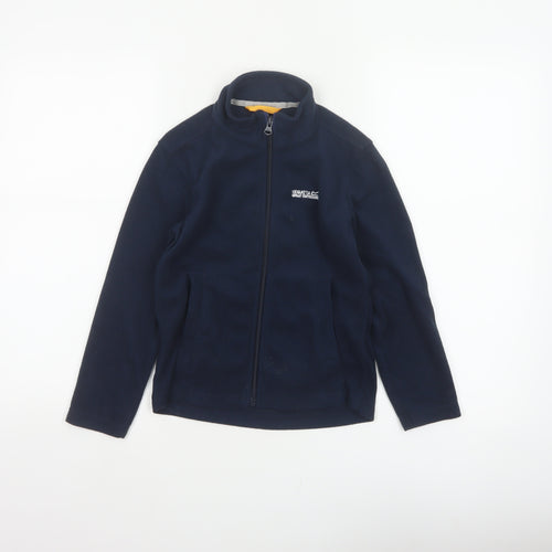 Regatta Boys Blue 7-8 Years Fleece Full Zip Jacket Outdoor
