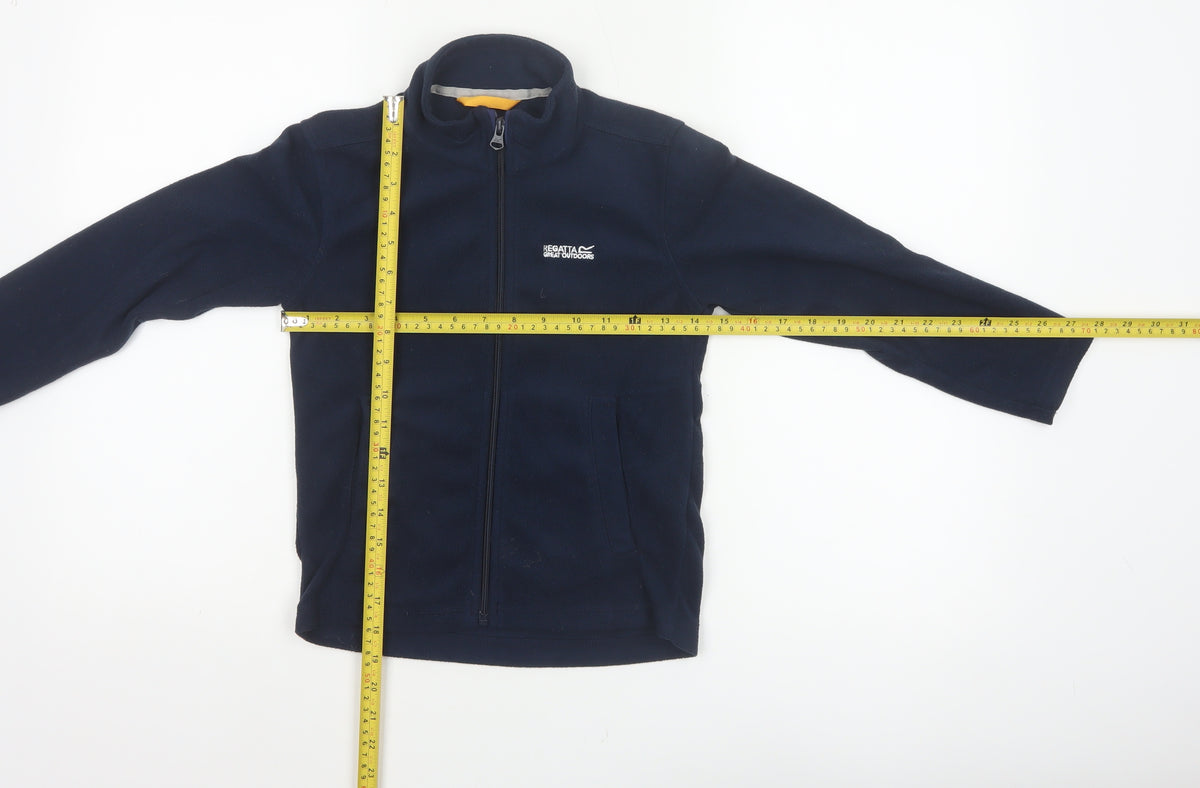 Regatta Boys Blue 7-8 Years Fleece Full Zip Jacket Outdoor