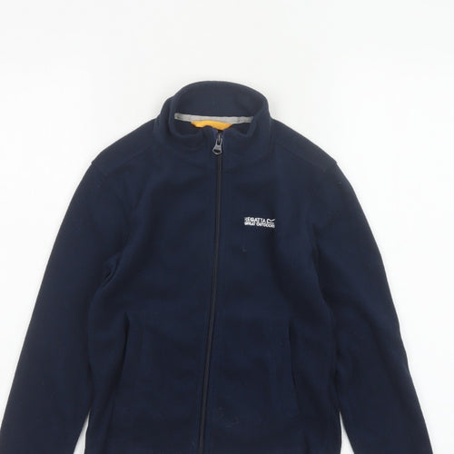Regatta Boys Blue 7-8 Years Fleece Full Zip Jacket Outdoor
