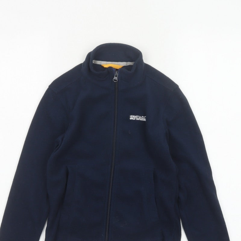 Regatta Boys Blue 7-8 Years Fleece Full Zip Jacket Outdoor