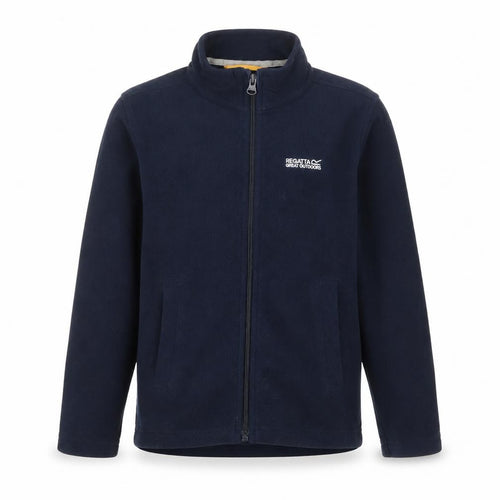 Regatta Boys Blue 7-8 Years Fleece Full Zip Jacket Outdoor