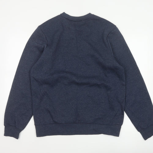Slazenger Men’s Blue M Pullover Sweatshirt Embroidered Logo Fleece