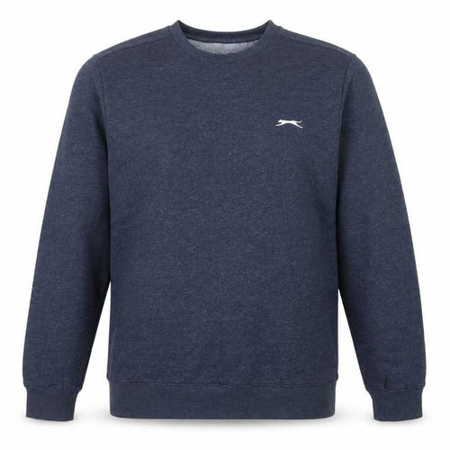 Slazenger Men’s Blue M Pullover Sweatshirt Embroidered Logo Fleece