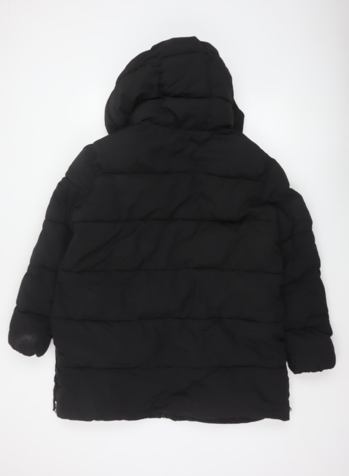 Papaya Women’s Black Size 16 Hooded Quilted Puffer Jacket