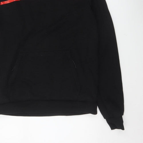 Alessandro Zavetti Men’s Black M Pullover Logo Graphic Hoodie