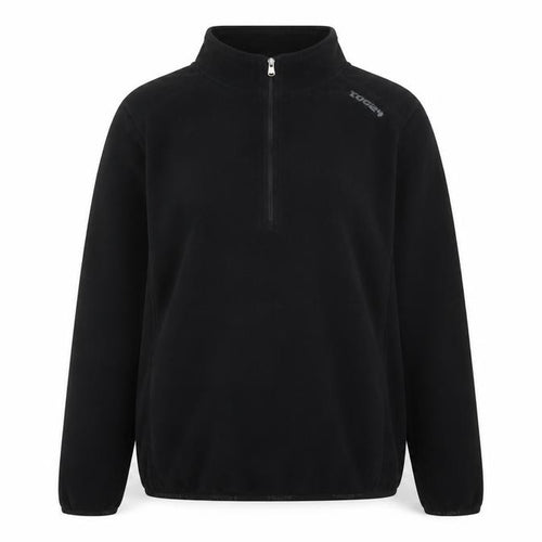 TOG24 Women’s Black UK 14-16 Half Zip Fleece Pullover Sweatshirt