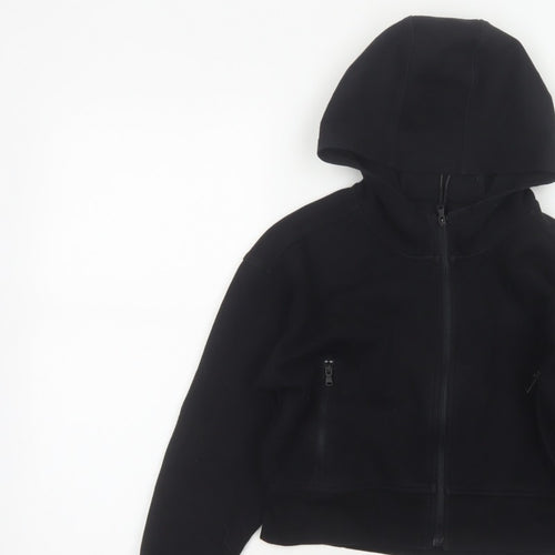 Old Navy Active Women Black M (8) Full Zip Dynamic Fleece Hoodie