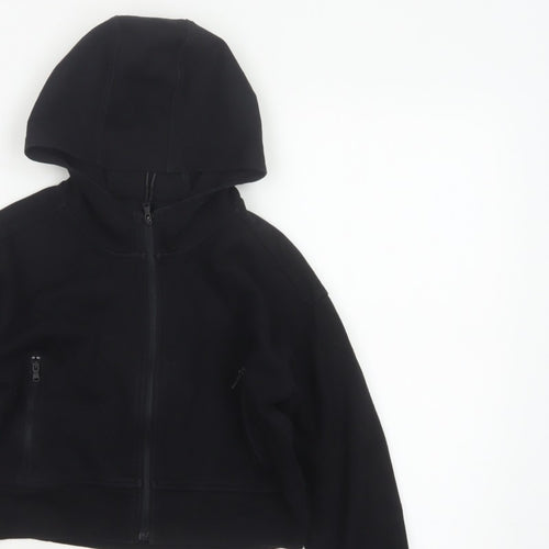 Old Navy Active Women Black M (8) Full Zip Dynamic Fleece Hoodie