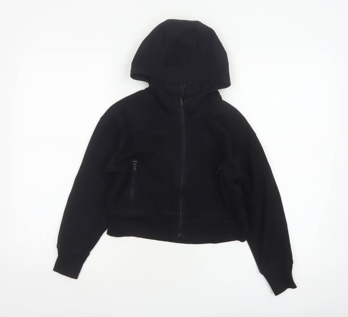 Old Navy Active Women Black M (8) Full Zip Dynamic Fleece Hoodie