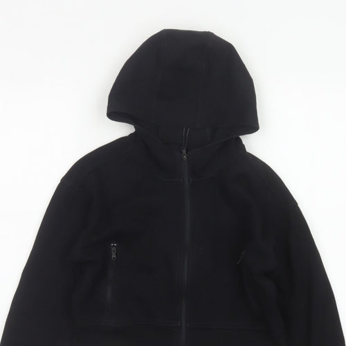 Old Navy Active Women Black M (8) Full Zip Dynamic Fleece Hoodie