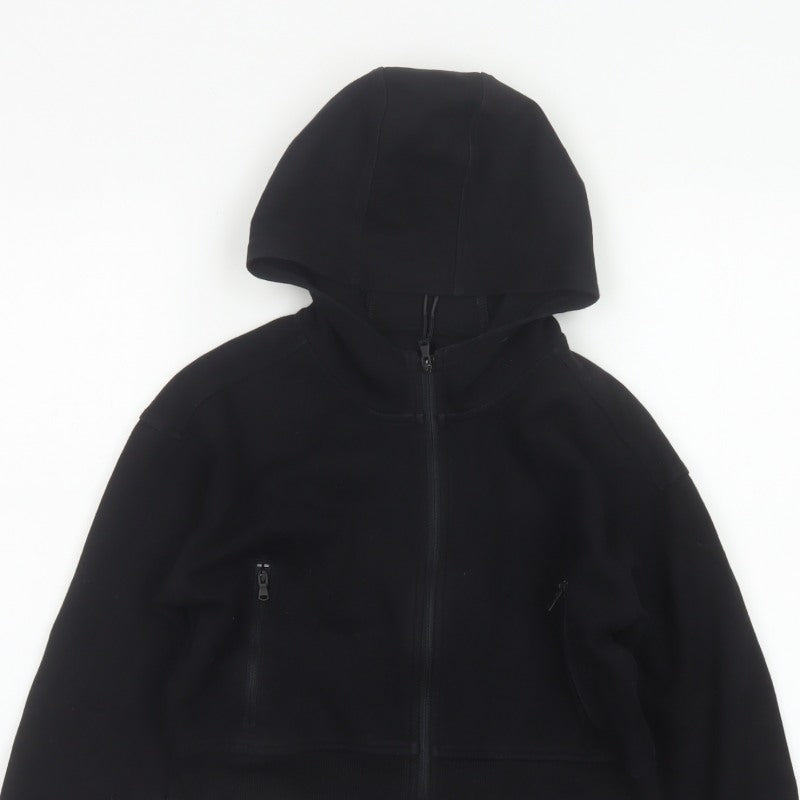 Old Navy Active Women Black M (8) Full Zip Dynamic Fleece Hoodie