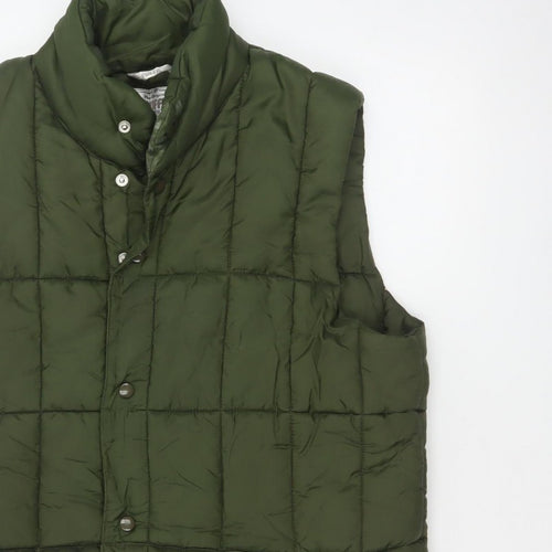 Puffa Women’s Green L Quilted Puffer Gilet Bodywarmer Outdoor