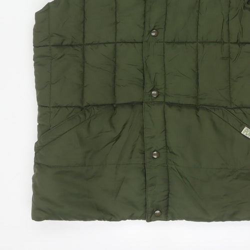 Puffa Women’s Green L Quilted Puffer Gilet Bodywarmer Outdoor