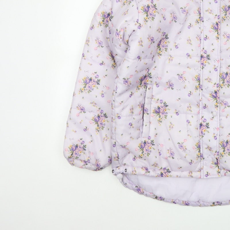 Additional view of SIR Women’s Purple Floral Puffer Jacket, size S, Quilted