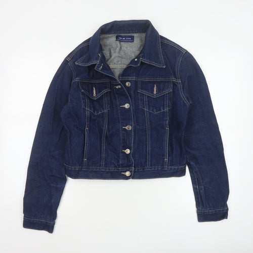 Joie de Vivre Women’s Blue Denim Jacket Size 16 Button Front
