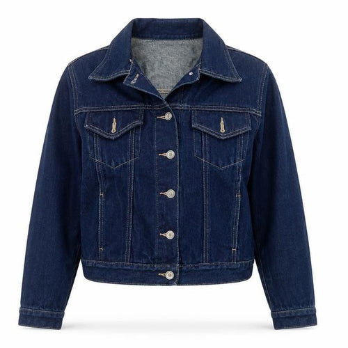 Joie de Vivre Women’s Blue Denim Jacket Size 16 Button Front