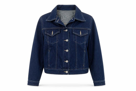 Joie de Vivre Women’s Blue Denim Jacket Size 16 Button Front
