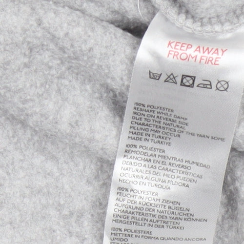 BDG Urban Outfitters Men's Grey M 1/4 Zip Pullover Fleece Sweatshirt