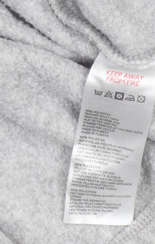 BDG Urban Outfitters Men's Grey M 1/4 Zip Pullover Fleece Sweatshirt