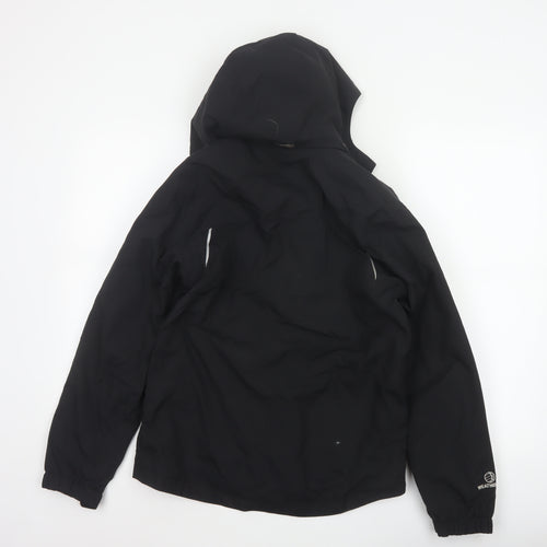 Karrimor Girls Black Pink 13 Years Hooded WeatherTite Ski Jacket