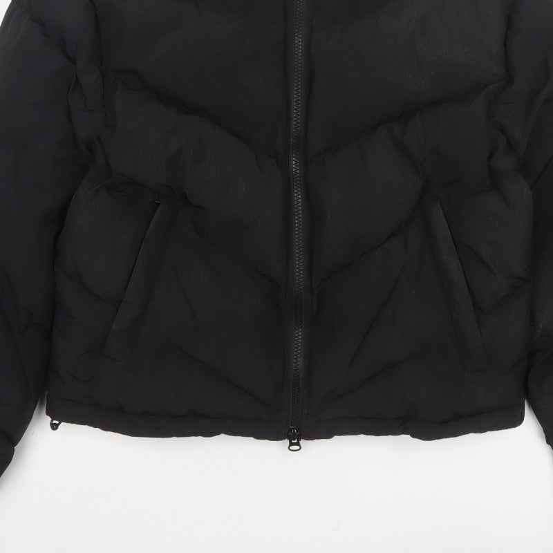 Trapstar Womens Black M Puffer Jacket Logo Quilted Full Zip