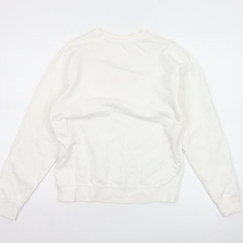 Six Stories Women’s Ivory S Bridey Wedding Crew Neck Pullover Sweatshirt