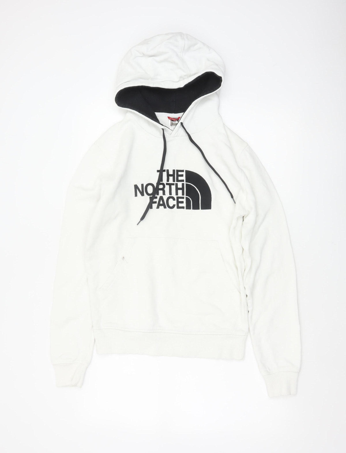 The North Face Men's White XS Pullover Logo Cotton Hoodie