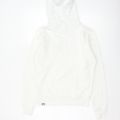 The North Face Men's White XS Pullover Logo Cotton Hoodie