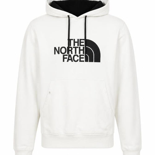 The North Face Men's White XS Pullover Logo Cotton Hoodie