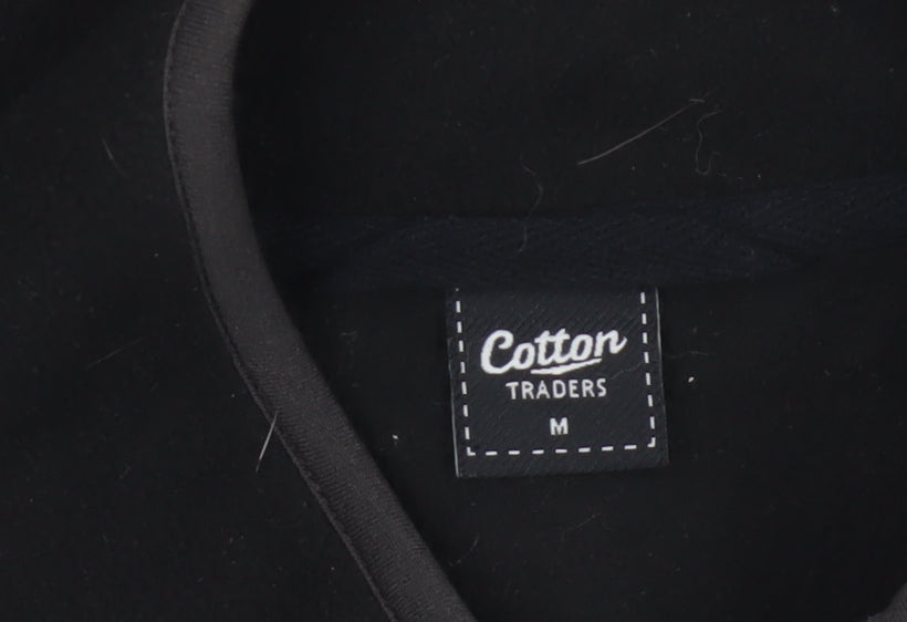 Additional view of Cotton Traders Men’s Black M Basic Fleece Zip Bodywarmer Waistcoat