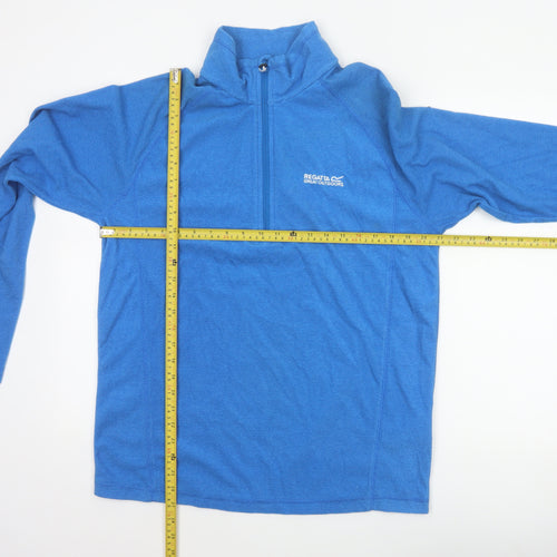 Regatta Men’s Blue L 1/4 Zip Fleece Outdoor Sweatshirt