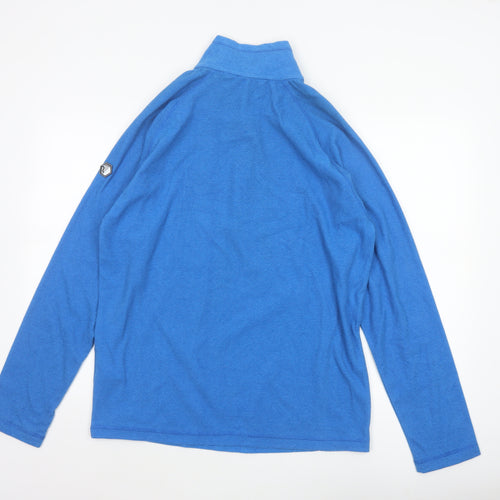 Regatta Men’s Blue L 1/4 Zip Fleece Outdoor Sweatshirt