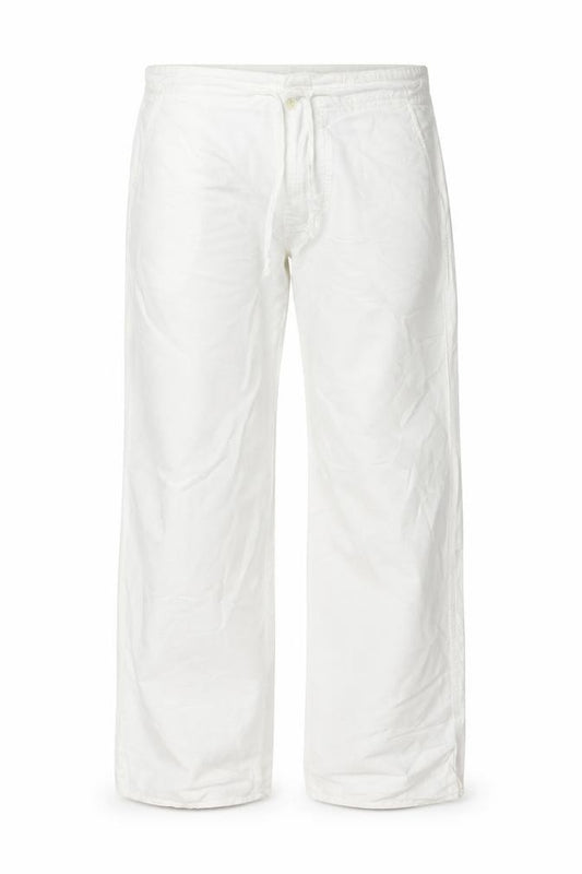 Gap Body Women White S Petite Straight Casual Trousers