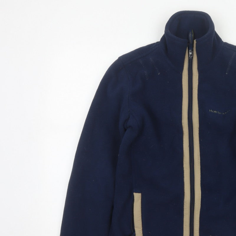 Horseware Women’s Blue Fleece Jacket Size S UK 10/12 Full Zip