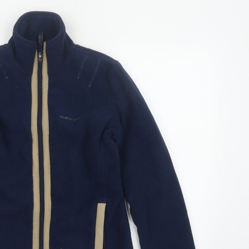 Horseware Women’s Blue Fleece Jacket Size S UK 10/12 Full Zip