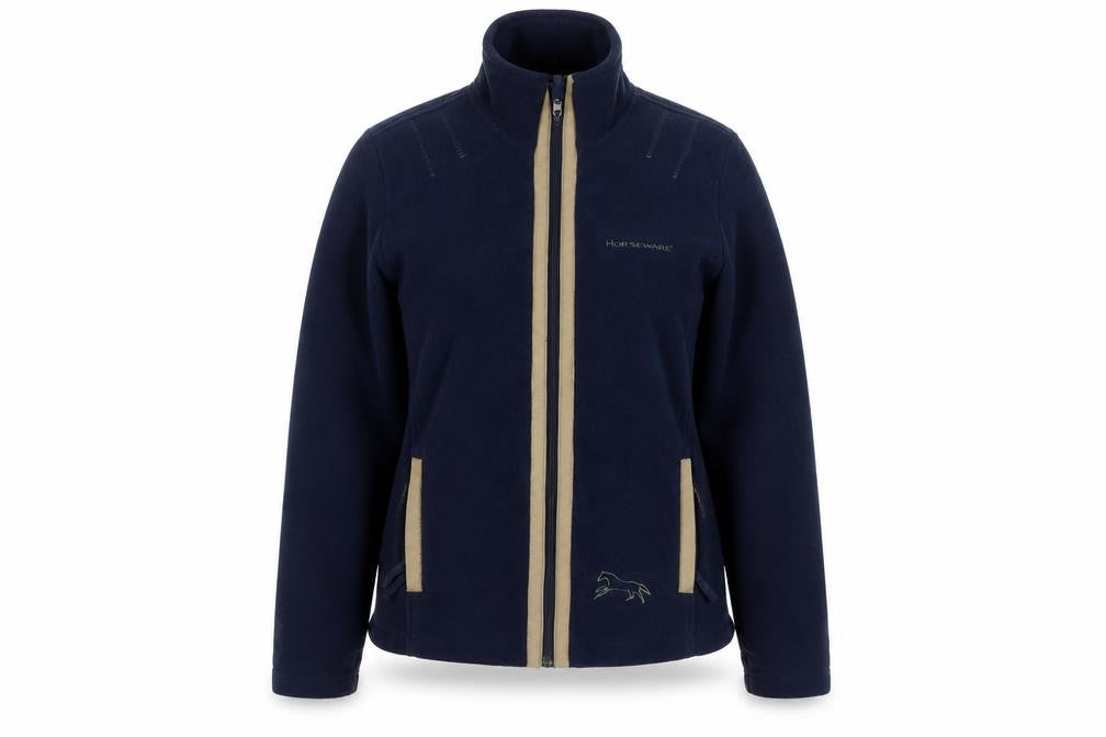 Horseware Women’s Blue Fleece Jacket Size S UK 10/12 Full Zip