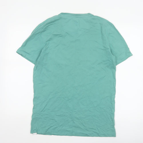 FatFace Men’s Green M Marine Conservation Society Graphic Cotton T-Shirt