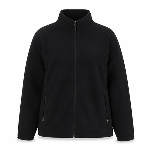 Marks and Spencer Women Black UK 24 Basic Fleece Full Zip Jacket