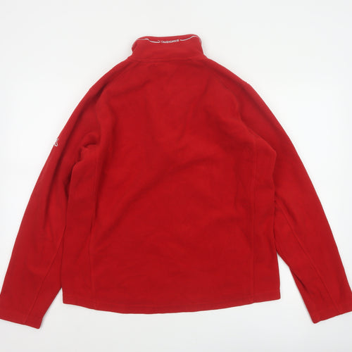 Craghoppers Men’s Red M 1/4 Zip Fleece Sweatshirt Outdoor Hiking