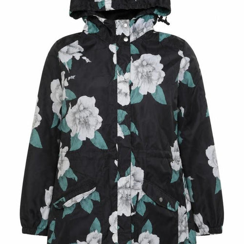 Anthropologie Women’s Multicoloured Floral Hooded Windbreaker Jacket UK 10